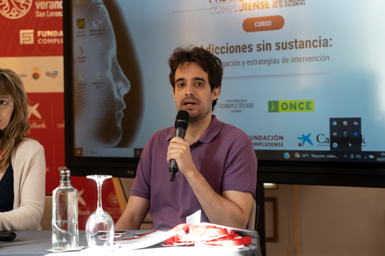 Guillermo Mejías durante el curso de verano de la UCM